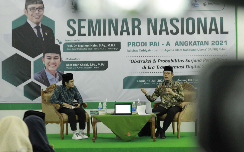 Seminar Nasional IAINU Tuban Hadirkan Guru Besar Metodologi Studi Islam UIN SATU Tulungagung