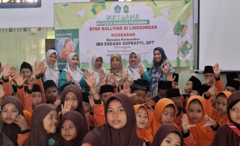 Stop Bullying di Lingkungan Madrasah, Kegiatan MATSAMA di MI Pudji Hardjo Prambon