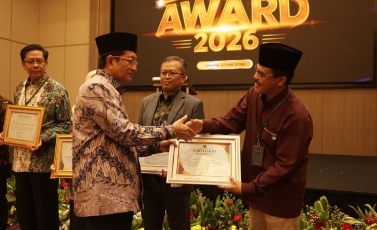 UIN SATU Raih Diktis Award 2026 sebagai PTKIN dengan Pusat Bisnis Paling Akuntabel dan Inovatif